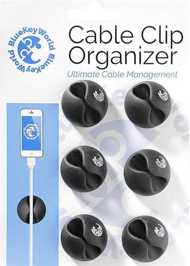 Blue Key World Cable Clips