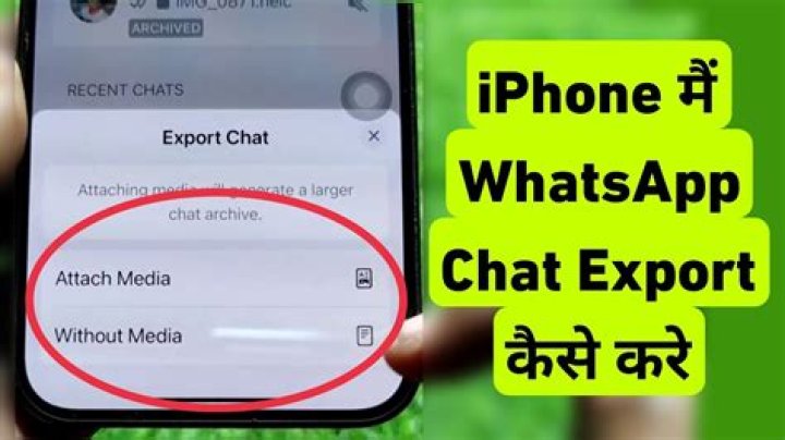 Export WhatsApp Chat From Iphone