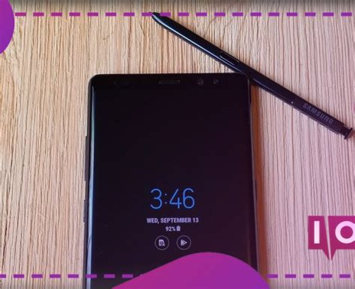 Galaxy Note 9 Always On Display configuration