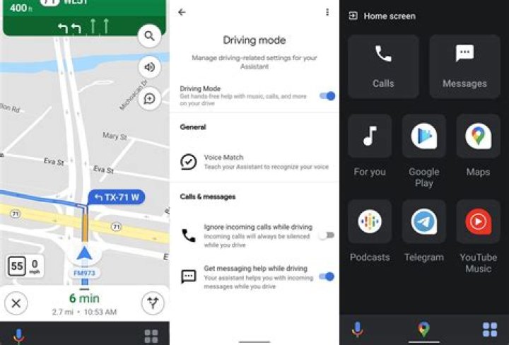 Google Assistant Driving Mode Update