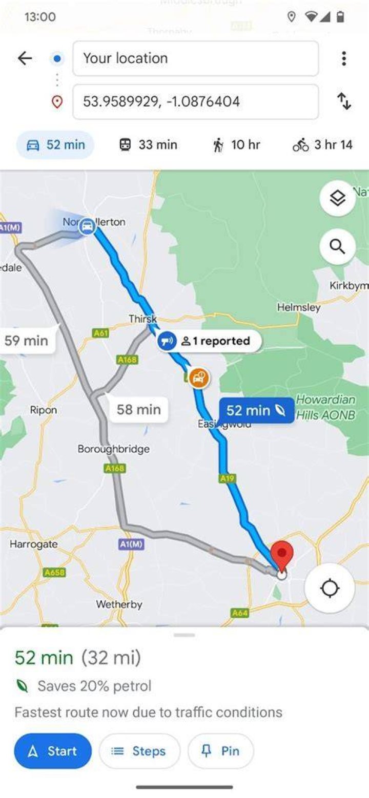 Google Maps Commute