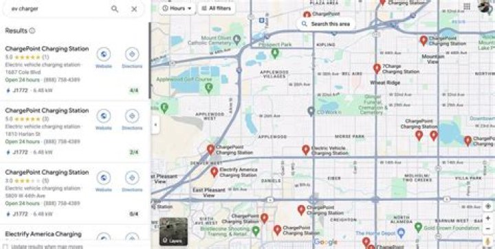 Google Maps Ev Locations