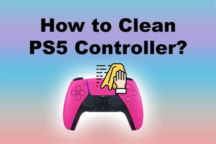 How to clean a PS5 DualSense controller