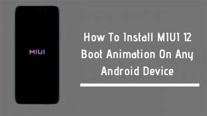 MIUI 12 storage animation