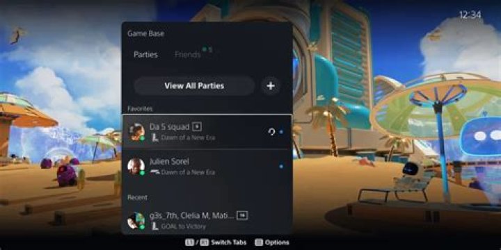 Ps5 Game Base Parties