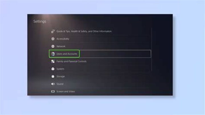 Ps5 Settings Users Accounts