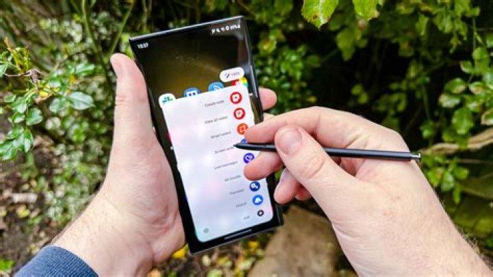 S Pen remote settings on the Note 9