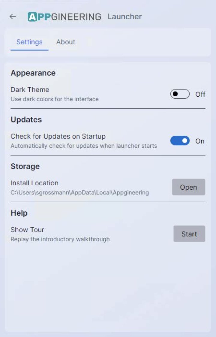 Setting from the launcher adds a few clicks, but it's quite similar.