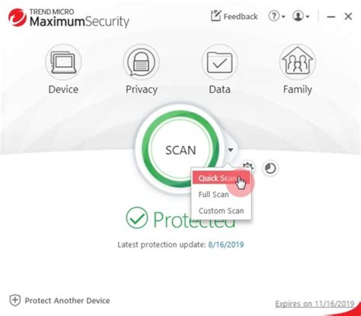 Trend Micro Antivirus Scan