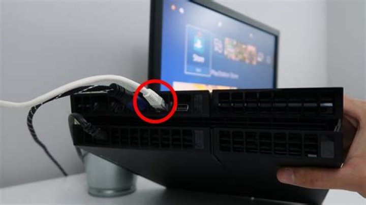 Use a LAN cable PS4